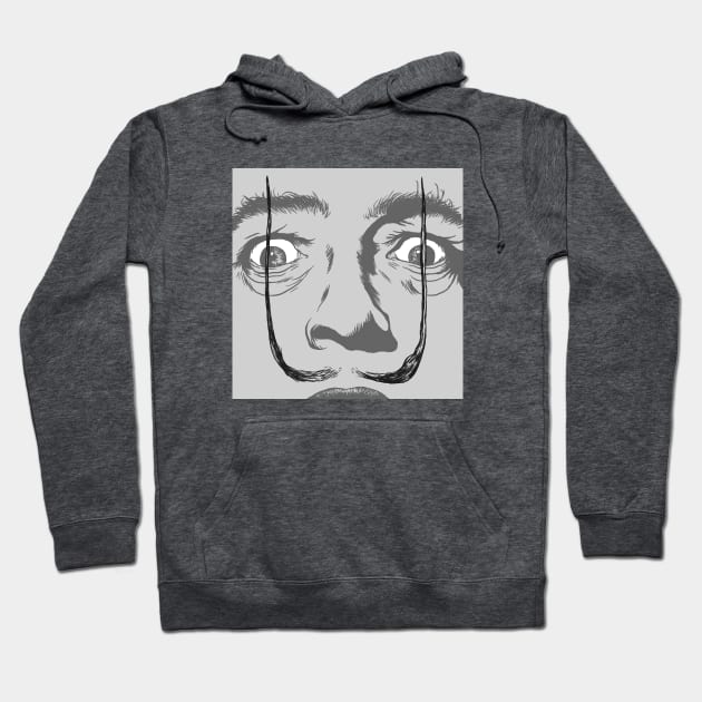 Salvador Dali Hoodie by Sam Esq.